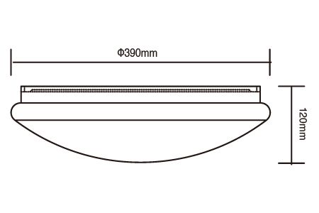 Đèn trần LED LED-CES30WSW Bản vẽ